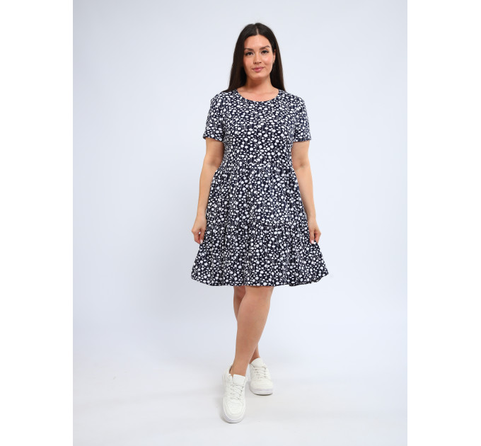 Платье П-00465 темно-синий
