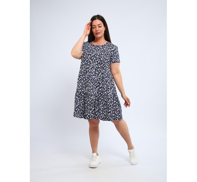 Платье П-00465 темно-синий