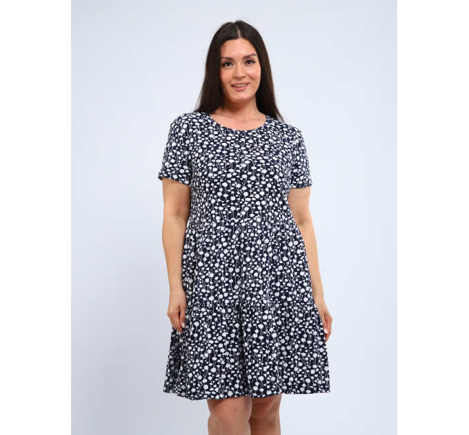 Платье П-00465 темно-синий