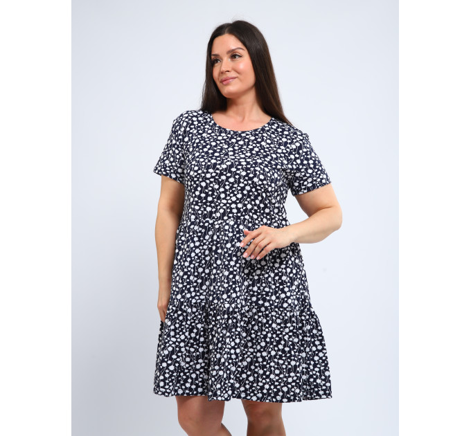 Платье П-00465 темно-синий
