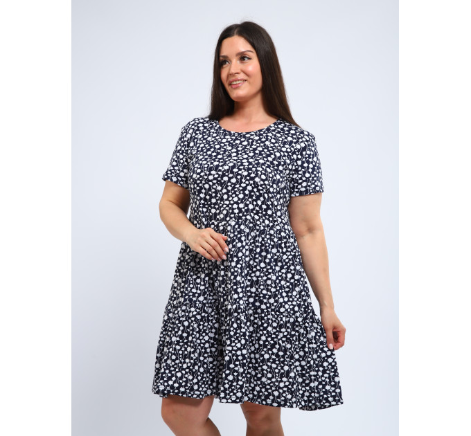 Платье П-00465 темно-синий