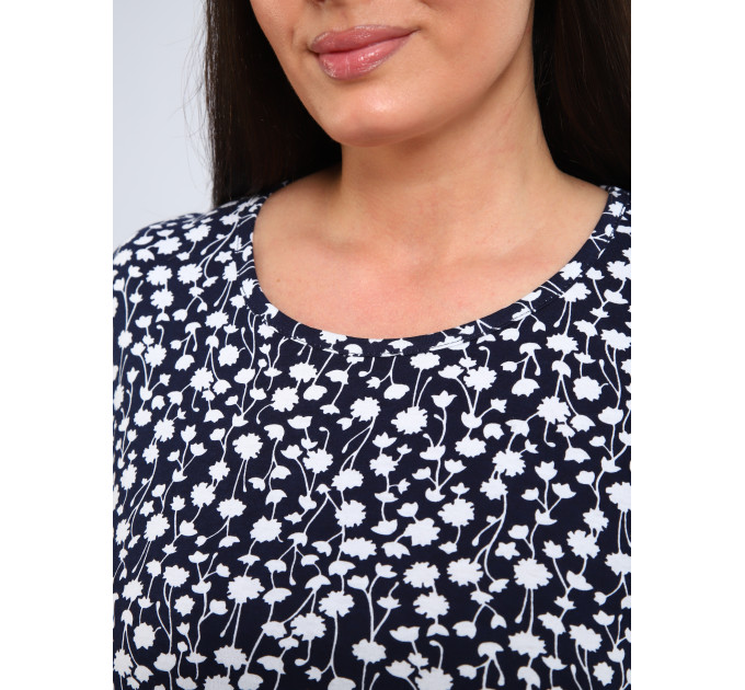 Платье П-00465 темно-синий