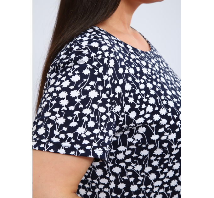 Платье П-00465 темно-синий