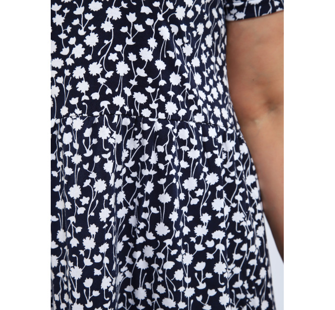 Платье П-00465 темно-синий