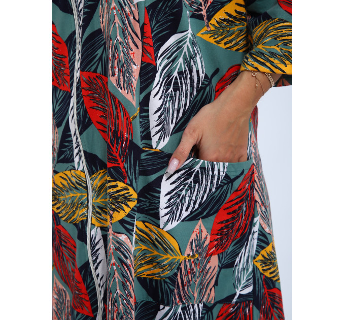 Халат Х-00372 красный, желтый