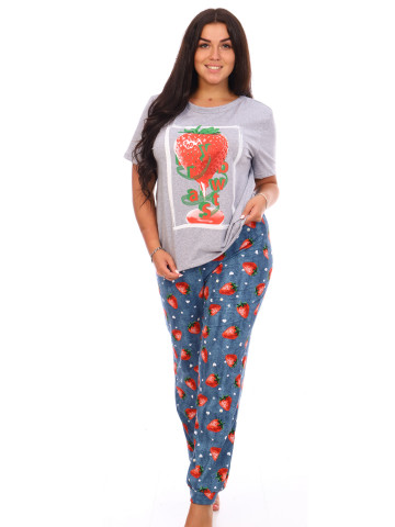 Костюм КД-00430 серый