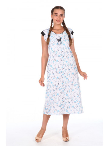 Ночная сорочка НС-0017 голубоой