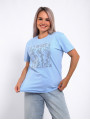 Футболка Ф-00711 голубой