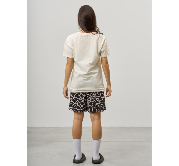 Костюм КД-00453 черный, кремовый