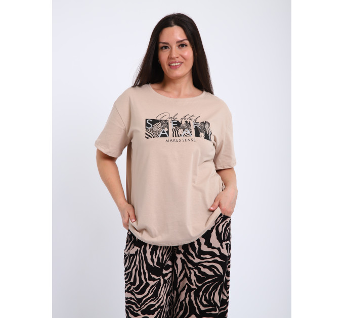 Футболка Ф-00711 пудровый