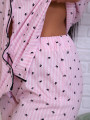 Пижама ПЖ-0016 белый, розовый