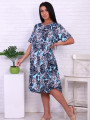 Платье П-00461гиг голубой