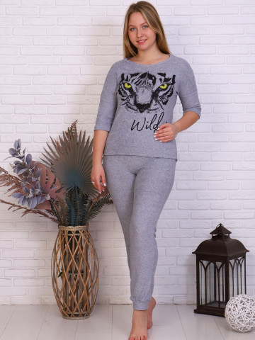 Костюм КД-00293 серый меланж