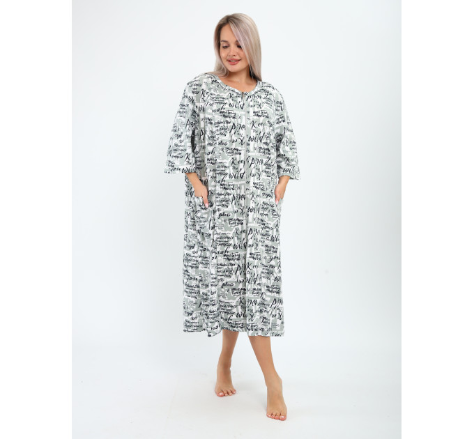 Халат Х-00372 оливковый